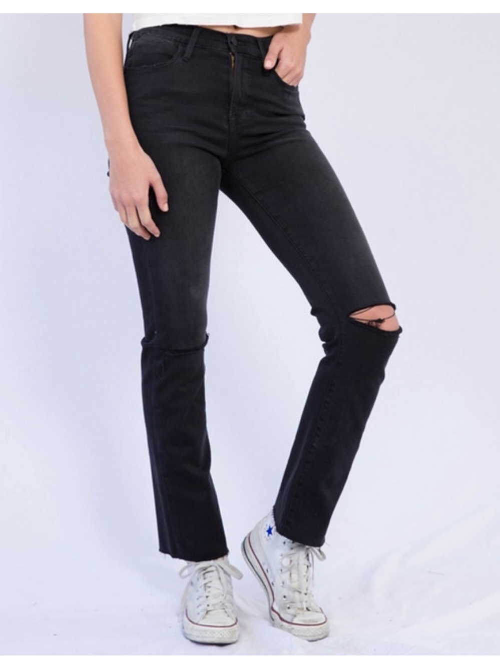 FRAME Denim Le High Straight Jeans